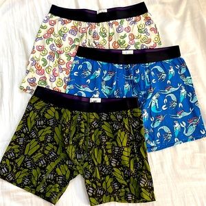 🆕 3 PACK MeUndies Men Boxer Briefs Size Medium